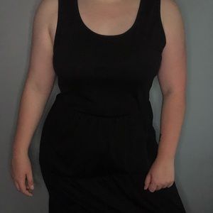 Basic editions black maxi dress